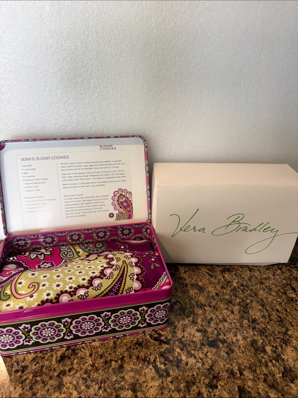 Vera Bradley Paisley Apron Gift Set